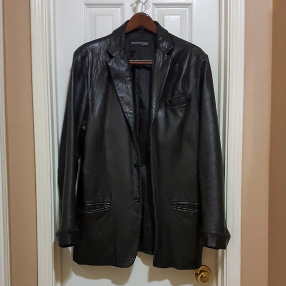 ⚘KENNETH COLE of NEW YORK ~ Men's Leather Jacket